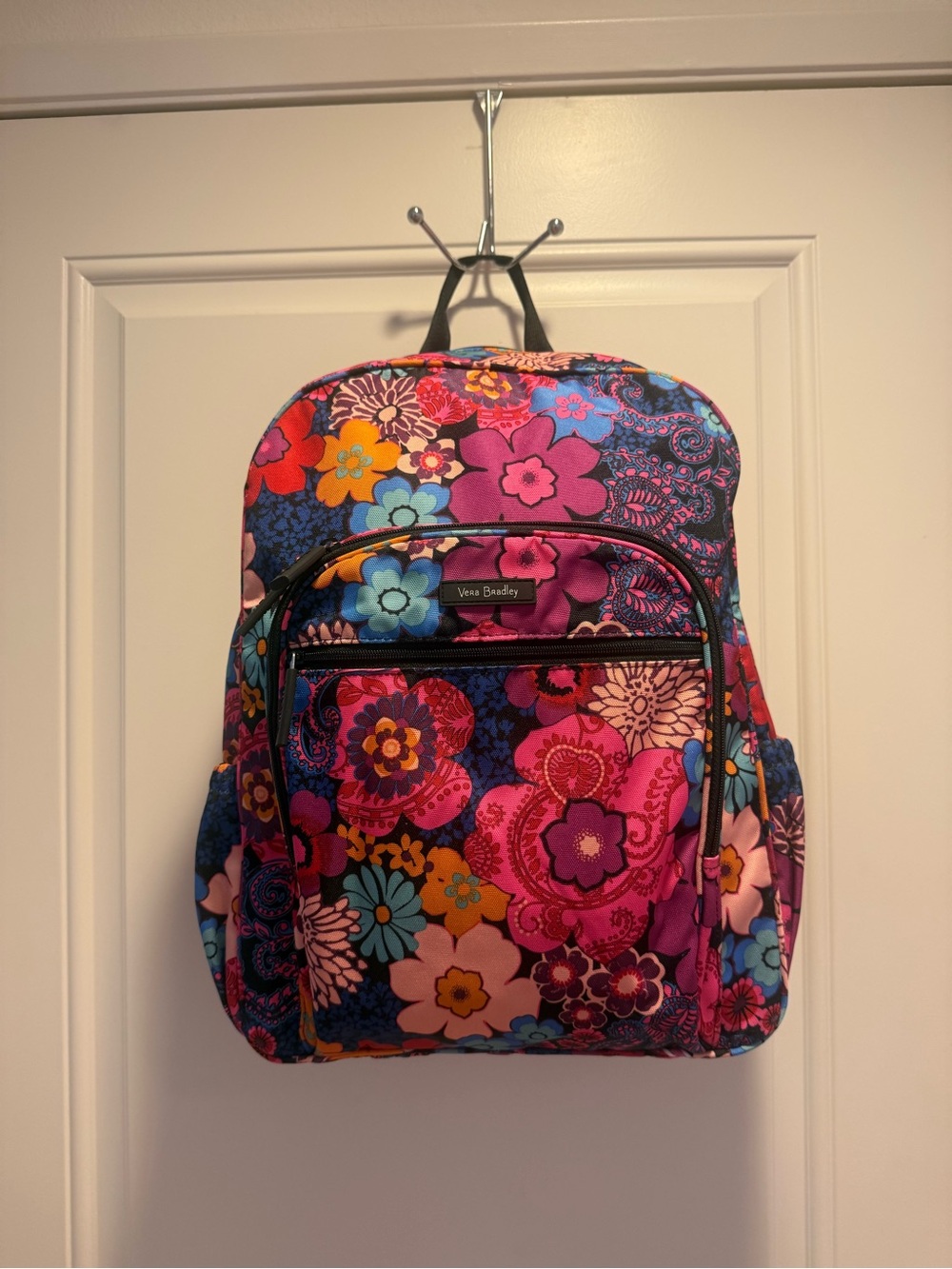 Vera Bradley Lighten Up Campus Backpack Floral Fiesta
